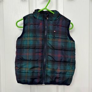 Plaid Puffer Vest | Tommy Hilfiger 12M